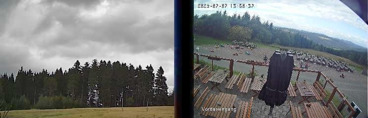 Archiv Foto Webcam Niedersfeld: Ausblick von der Hochheidehütte