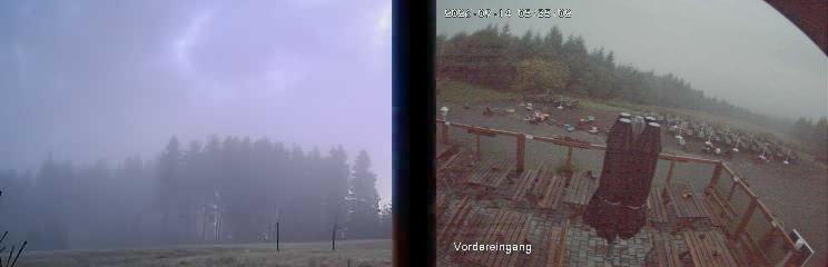 Archiv Foto Webcam Niedersfeld: Ausblick von der Hochheidehütte