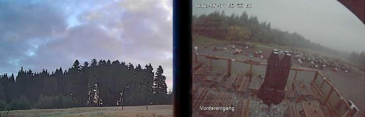 Archiv Foto Webcam Niedersfeld: Ausblick von der Hochheidehütte