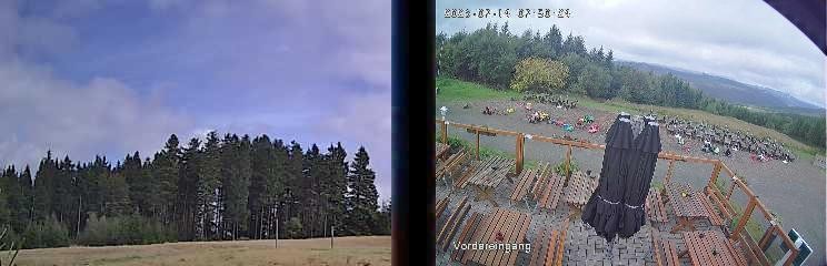Archiv Foto Webcam Niedersfeld: Ausblick von der Hochheidehütte