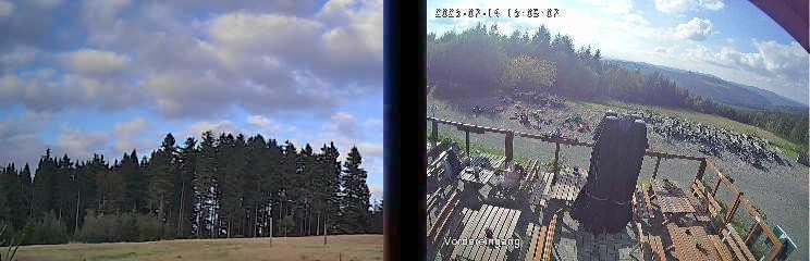 Archiv Foto Webcam Niedersfeld: Ausblick von der Hochheidehütte
