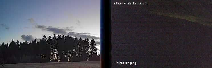 Archiv Foto Webcam Niedersfeld: Ausblick von der Hochheidehütte