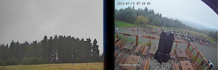 Archiv Foto Webcam Niedersfeld: Ausblick von der Hochheidehütte