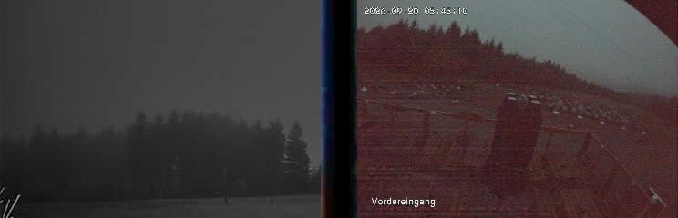 Archiv Foto Webcam Niedersfeld: Ausblick von der Hochheidehütte