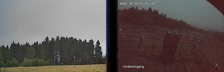 Archiv Foto Webcam Niedersfeld: Ausblick von der Hochheidehütte