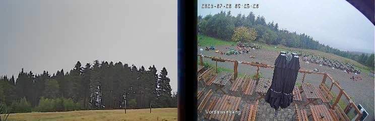 Archiv Foto Webcam Niedersfeld: Ausblick von der Hochheidehütte