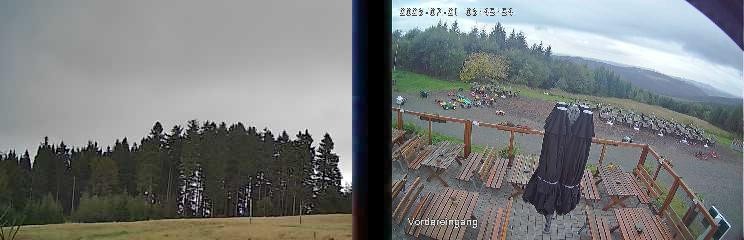 Archiv Foto Webcam Niedersfeld: Ausblick von der Hochheidehütte