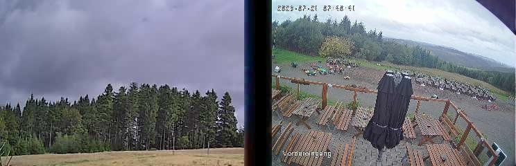 Archiv Foto Webcam Niedersfeld: Ausblick von der Hochheidehütte