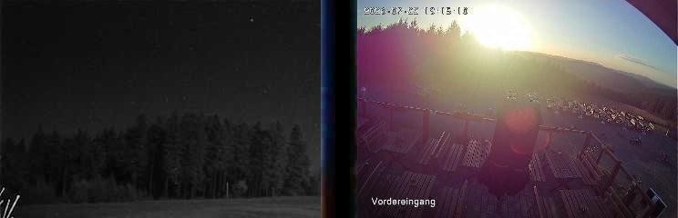 Archiv Foto Webcam Niedersfeld: Ausblick von der Hochheidehütte