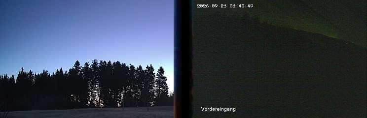 Archiv Foto Webcam Niedersfeld: Ausblick von der Hochheidehütte