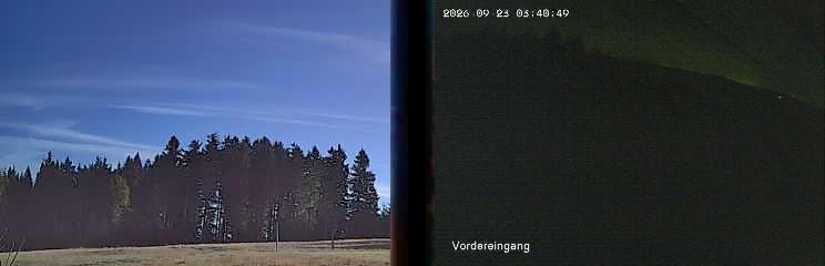 Archiv Foto Webcam Niedersfeld: Ausblick von der Hochheidehütte
