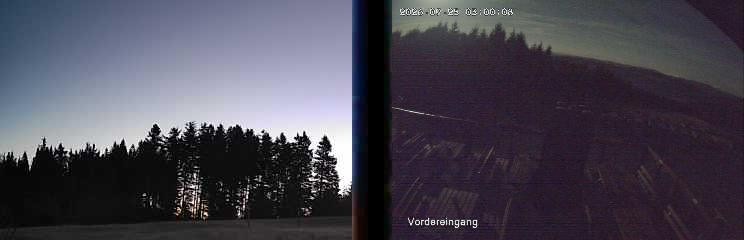 Archiv Foto Webcam Niedersfeld: Ausblick von der Hochheidehütte