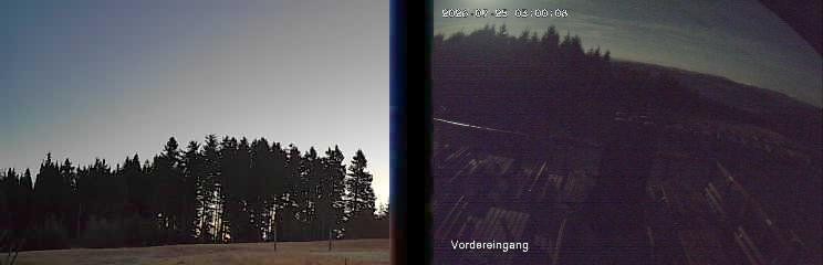Archiv Foto Webcam Niedersfeld: Ausblick von der Hochheidehütte