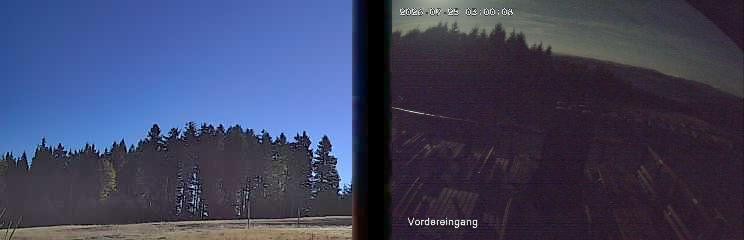 Archiv Foto Webcam Niedersfeld: Ausblick von der Hochheidehütte