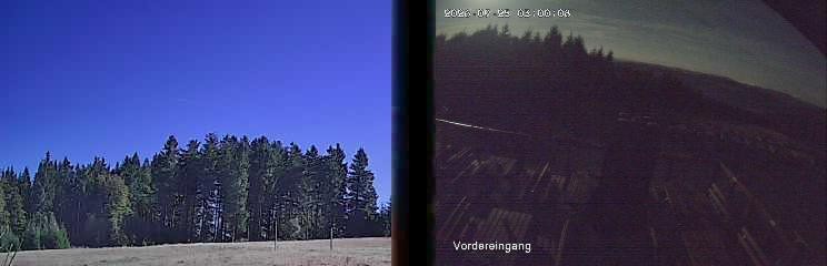 Archiv Foto Webcam Niedersfeld: Ausblick von der Hochheidehütte