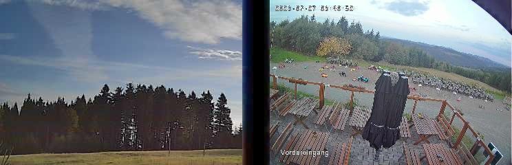 Archiv Foto Webcam Niedersfeld: Ausblick von der Hochheidehütte