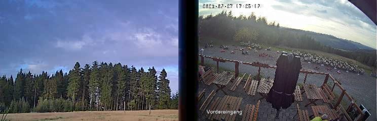 Archiv Foto Webcam Niedersfeld: Ausblick von der Hochheidehütte