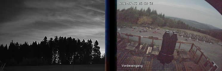 Archiv Foto Webcam Niedersfeld: Ausblick von der Hochheidehütte