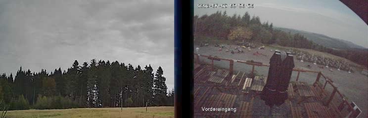 Archiv Foto Webcam Niedersfeld: Ausblick von der Hochheidehütte