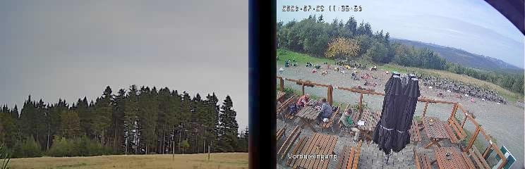Archived image Webcam Niedersfeld - Mountain Hut Hochheide