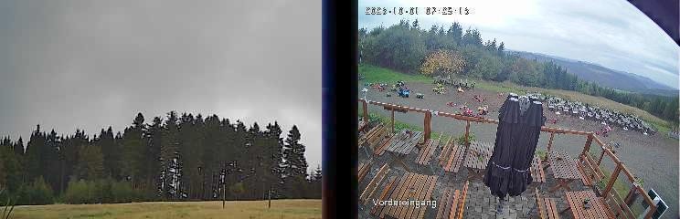 Archiv Foto Webcam Niedersfeld: Ausblick von der Hochheidehütte