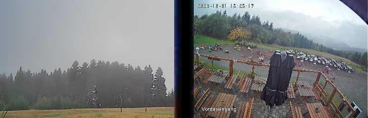Archiv Foto Webcam Niedersfeld: Ausblick von der Hochheidehütte