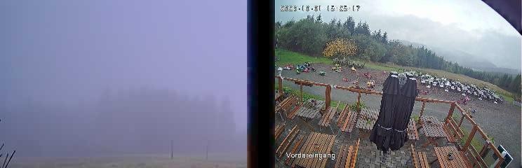 Archiv Foto Webcam Niedersfeld: Ausblick von der Hochheidehütte
