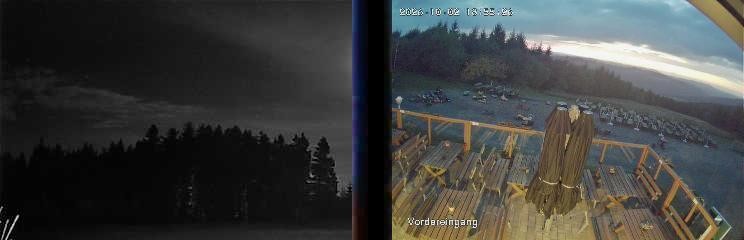 Archiv Foto Webcam Niedersfeld: Ausblick von der Hochheidehütte