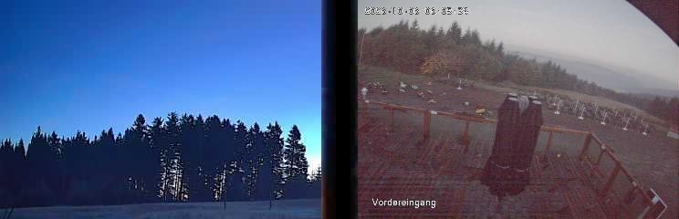 Archiv Foto Webcam Niedersfeld: Ausblick von der Hochheidehütte