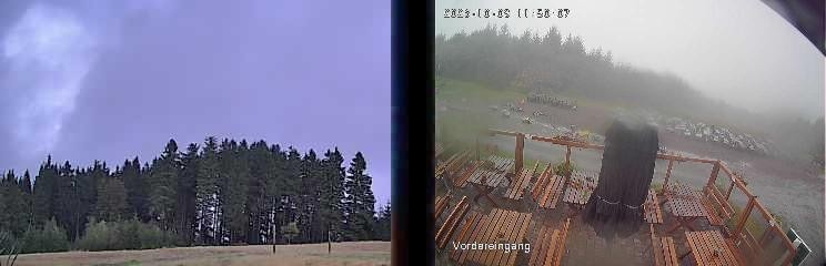 Archived image Webcam Niedersfeld - Mountain Hut Hochheide