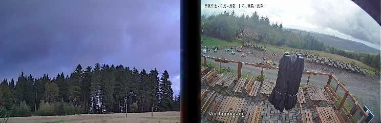 Archived image Webcam Niedersfeld - Mountain Hut Hochheide