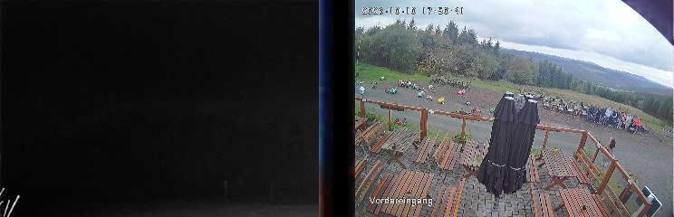Archiv Foto Webcam Niedersfeld: Ausblick von der Hochheidehütte