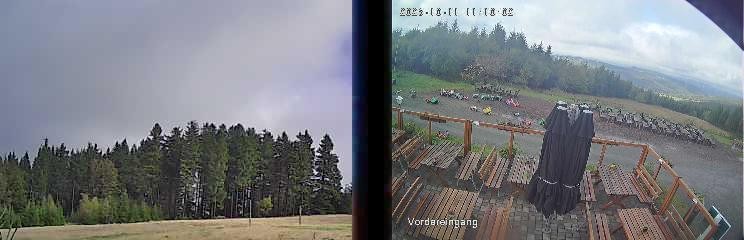 Archiv Foto Webcam Niedersfeld: Ausblick von der Hochheidehütte