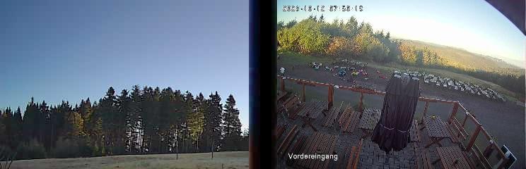 Archiv Foto Webcam Niedersfeld: Ausblick von der Hochheidehütte