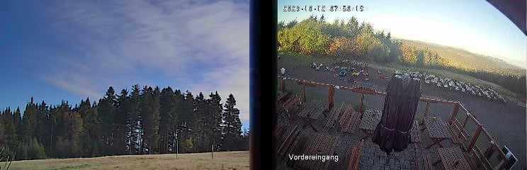 Archiv Foto Webcam Niedersfeld: Ausblick von der Hochheidehütte