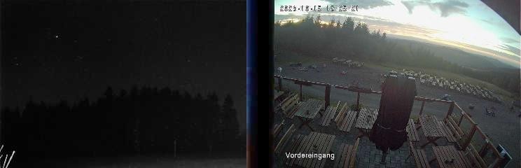 Archiv Foto Webcam Niedersfeld: Ausblick von der Hochheidehütte