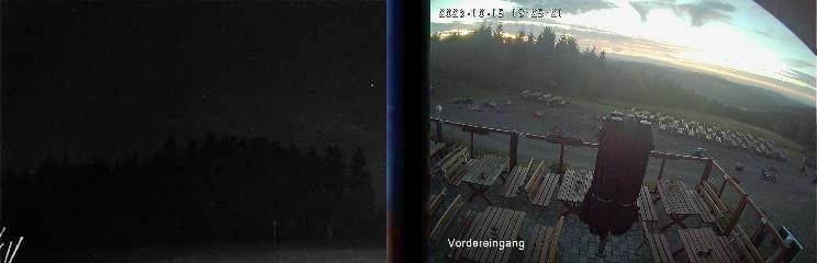 Archiv Foto Webcam Niedersfeld: Ausblick von der Hochheidehütte