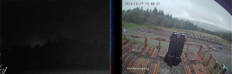 Archiv Foto Webcam Niedersfeld: Ausblick von der Hochheidehütte