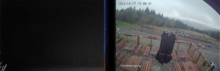 Archiv Foto Webcam Niedersfeld: Ausblick von der Hochheidehütte