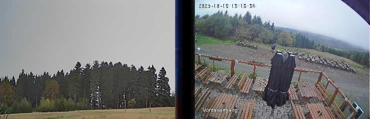 Archived image Webcam Niedersfeld - Mountain Hut Hochheide