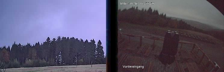 Archived image Webcam Niedersfeld - Mountain Hut Hochheide