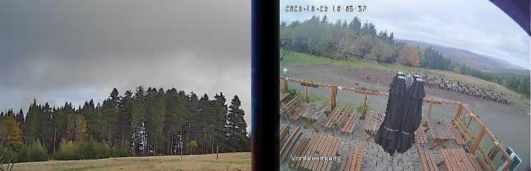 Archived image Webcam Niedersfeld - Mountain Hut Hochheide