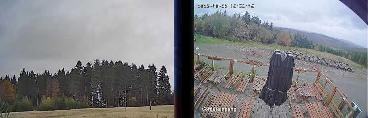 Archived image Webcam Niedersfeld - Mountain Hut Hochheide