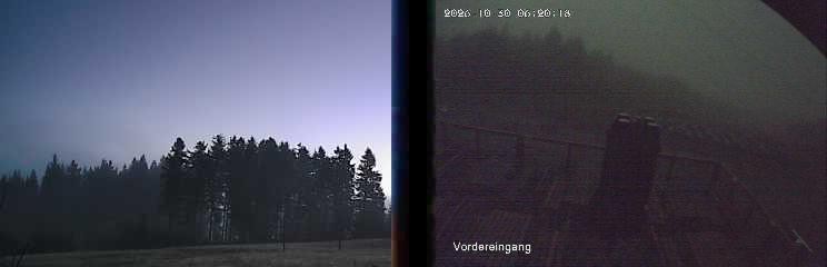 Archived image Webcam Niedersfeld - Mountain Hut Hochheide