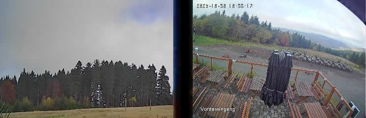Archived image Webcam Niedersfeld - Mountain Hut Hochheide