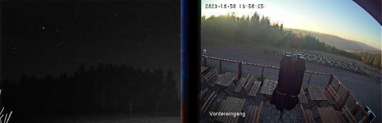 Archived image Webcam Niedersfeld - Mountain Hut Hochheide