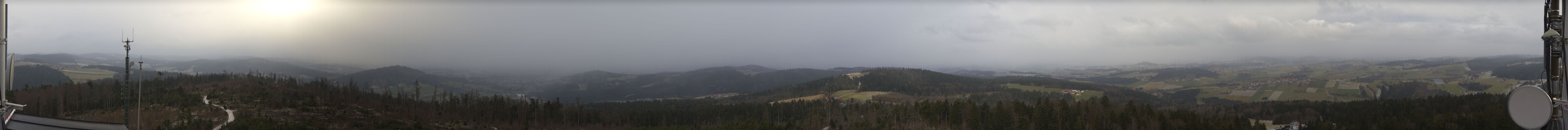 Archiv Foto Webcam Aussichtsturm Oberfrauenwald Waldkirchen
