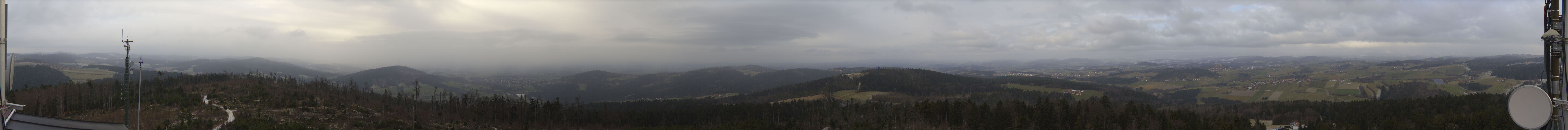 Archiv Foto Webcam Aussichtsturm Oberfrauenwald Waldkirchen