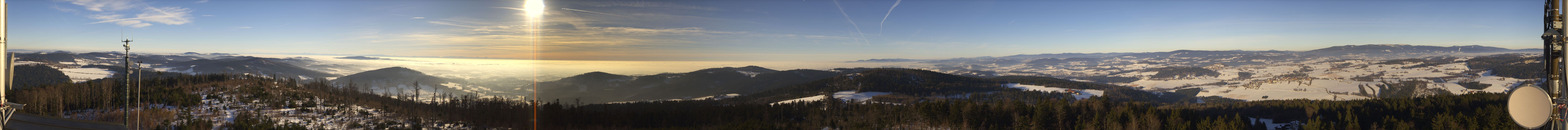 Archiv Foto Webcam Aussichtsturm Oberfrauenwald Waldkirchen