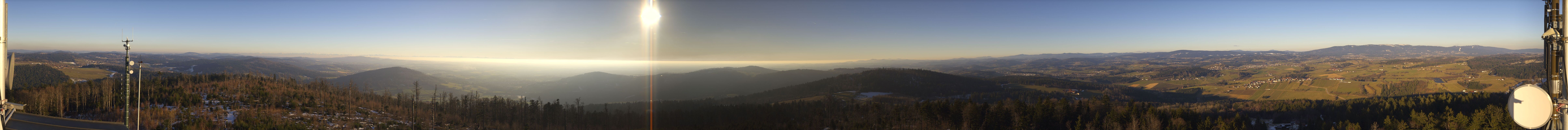 Archiv Foto Webcam Aussichtsturm Oberfrauenwald Waldkirchen